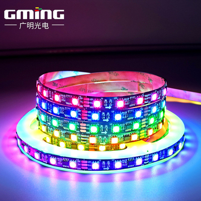 5V LED أضواء شريط النيون RGB 5050 السبورة حزام مصباح مدمج في IC
