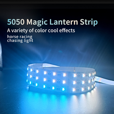 5050 RGBW أربعة في واحد بقيادة شريط ضوء مرن مع جهاز التحكم عن بعد