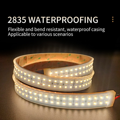 كم بالتنقيط SMD 2835 LED شريط خارجي مرن مقاوم للماء