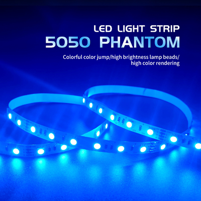 SMD 5050 RGB LED قطاع الجهد المنخفض شريط مرن نيون LED 12/24 فولت