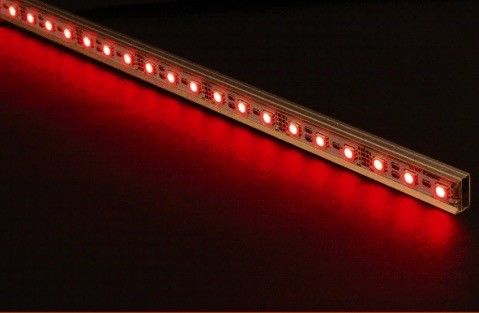 الأحمر 3528 RGB LED قطاع للعرض ، 12V RGB LED قطاع مع حماية عيون