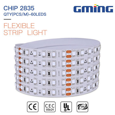 60 LEDs / M SMD 2835 LED شريط ضوء مرن DC 12V للديكور الداخلي