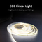 ضوء الشريط الخطي المرن الضيق للغاية COB مقاوم للماء RGB بقيادة قطاع الأنوار